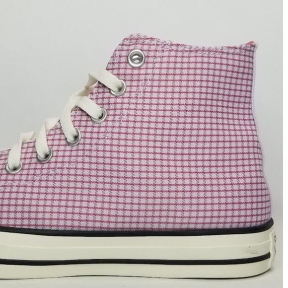 Converse Unisex CTAS High Top Sneakers Women Size 11 Plaid A05129F NWT - Picture 5 of 9